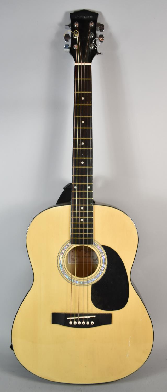 A Martin Smith Acoustic Guitar No. W-101-N-PK (Natural)