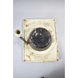 A Vintage Wall Mounting Fire Alarm Bell by E C Burrell & Sons. Ltd, Great Yarmouth, 36cm high