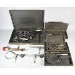 A Collection of Vintage Engineering Tools to Include Micrometer Screws, Calipers etc