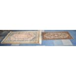 Two Woollen Rugs, 148x92cm and 119cm x 60cm