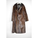 A Ladies Vintage Full Length Mink Coat Made in 1982 by Chesterton and Hancocks Ltd of London, (