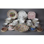 A Collection of Ceramics to include Royal Kent Part Tea Set to comprise Teapot, Saucers, Side Plate,