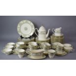 A Large Collection of Minton Henley Pattern Tea and Dinnerwares to include Teapot, Eight Saucers,