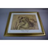 A Framed Degas Print, 42cm wide