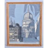 Edward Bawden CBE RA (1903-1989) ''St. Paul's'' - From ''London Monuments'' (set of nine) Signed,