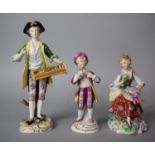 Three Continental Figurines