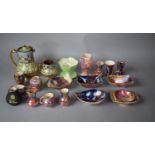 A Collection of Lustre Ceramics to include Oldcourt, Sadler Teapot Etc