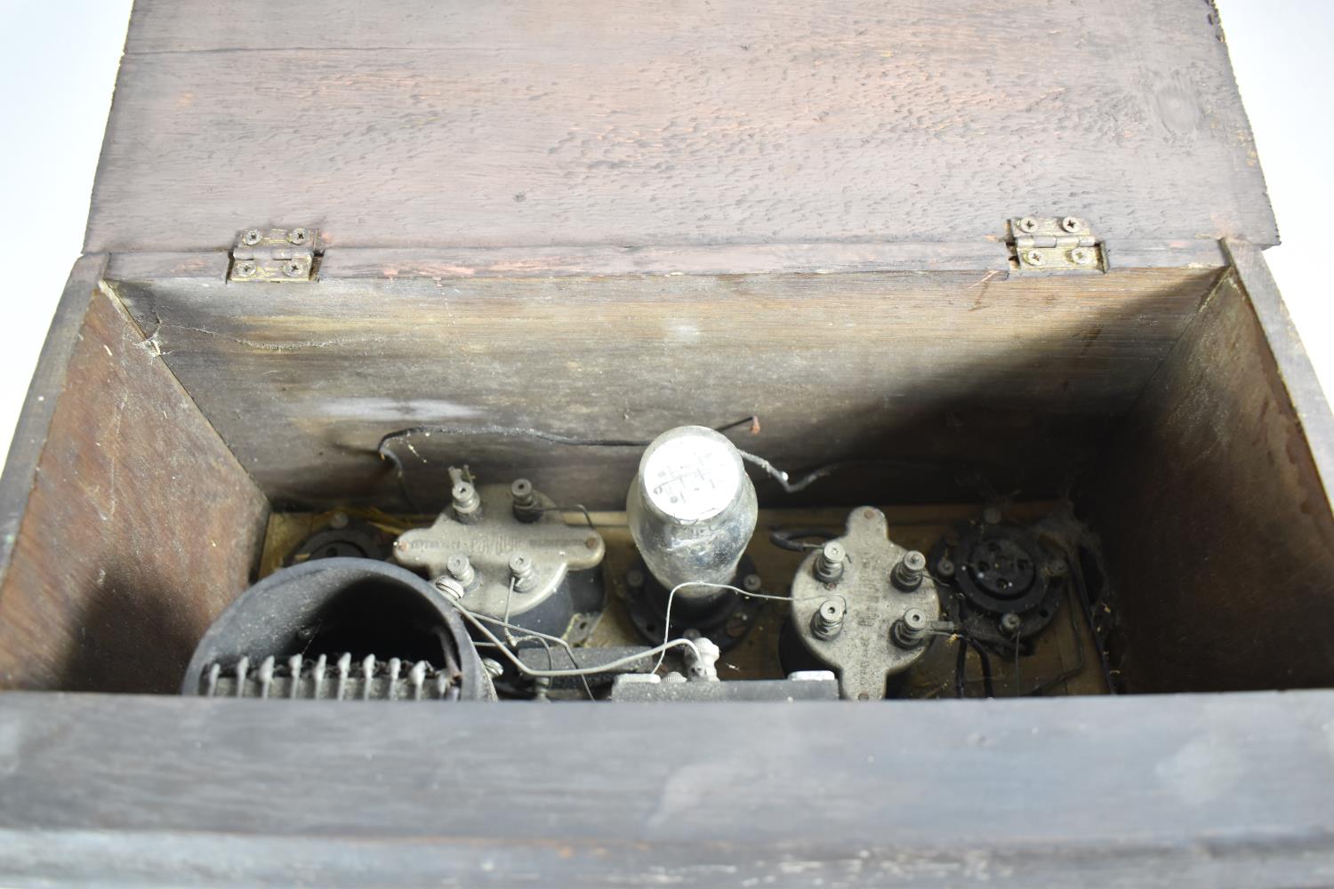 A Vintage Wooden Cased Radio, 39cm Wide - Image 2 of 2