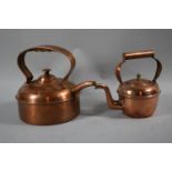 Two Small Copper Kettles