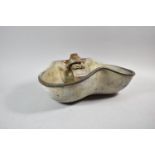 A Galvanised Iron Cattle Double Drinking Bowl by Bamfords Uttoxeter, 40cm Wide