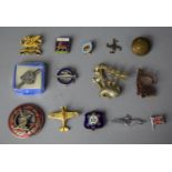 A Collection of Various Enamelled Badges to Inlcude Duchess of Montrose, Military, RAF Sweetheart,