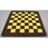 A Mahogany Chess Board, 45.75cm Square