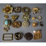A Collection of Various Vintage Gilt Metal and Pearl Mounted Costume Jewellery etc