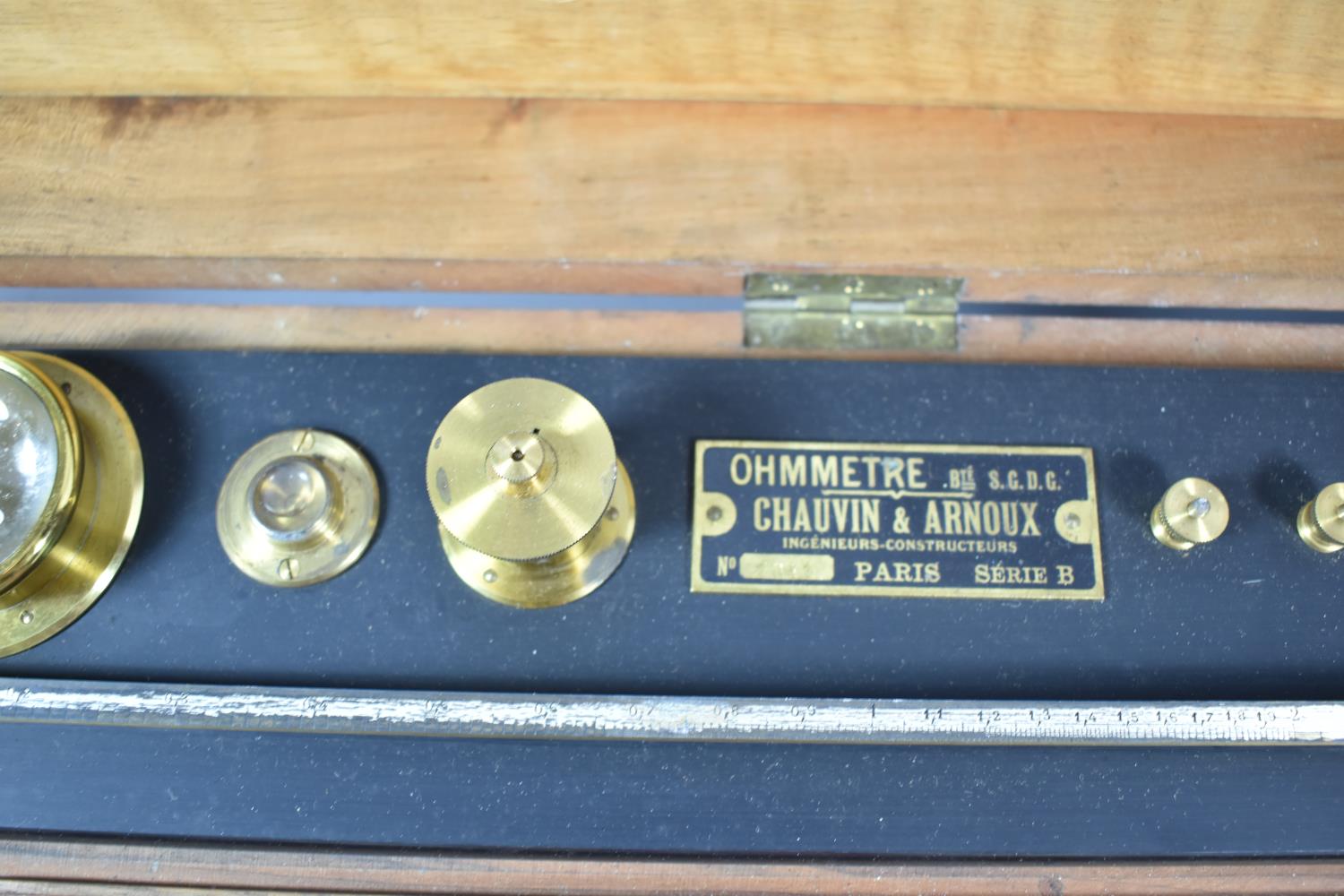 A Cased French Portable Microhmmeter, With Instruction Booklet, 49.5cm long - Image 3 of 4