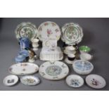 A Collection of Ceramics to Include Astley Gilt and Cobalt Blue Cabinet Cup and Saucer, Coalport