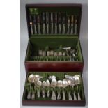 An Arthur Price 104 Piece Stainless Steel Canteen of Cutlery with Fitted Removable Tray