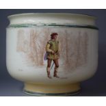 A Royal Doulton Orlando and Rosalind Series Ware Jardiniere, 32cm Diameter Shape D3746