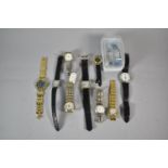 A Collection of Ten Various Wrist Watches
