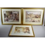 A Set of Three Russell Flint Prints, Each 38cm wide