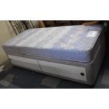 A Single Divan Bed with Mercury Mattress