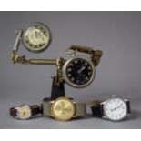 A Collection of Three Wristwatches, Ingersoll Pocket Watch for Restoration, Early 20th Elgin Open
