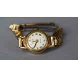 A Ladies Rotary Dress Watch with Gold Case