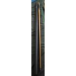 A Vintage Snooker Cue, The Match Cue by Ashcroft, Liverpool, In Metal Carry Case