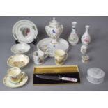 A Collection of Ceramics to Include Bunnykins Children's China, Wedgwood Peter Rabbit, Cased Royal