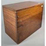 A Mid 20th Century Mahogany Storage Box, 45.5cm wide