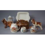 A Collection of Ceramics to Include Portmeirion Treacle Glazed Lidded Game Dish, Wedgwood Two