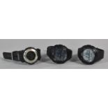 A Collection of Three Gents Wrist Watches in Working Order