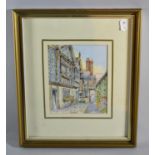 A Small Framed Watercolour of the Old Stanley Palace, Chester by W S Taylor