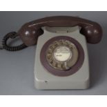 A Vintage Grey Two Tone Telephone