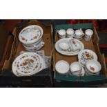 A Collection of Floral Pattern Dinner and Coffee Wares