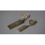 Two Silver Ingots and Chains, 28.3g