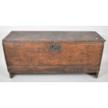 A Late 18/Early 19th Century Oak Sword Chest with Lift Top, 101cm wide