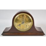 A Mid 20th Century Mahogany Cased Westminster Chime Mantle Clock, 36cm wide