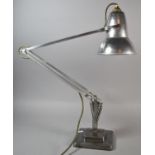 A Vintage Anglepoise Lamp on Square Stepped Weighted Base