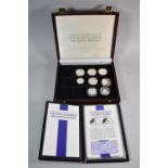 A Royal Mint Official Coin Collection Case in Honour of Queen Elizabeth The Queen Mother, Together
