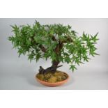 An Artificial Bonsai Tree in Terracotta Dish, 47cm high