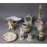 A Collection of Continental, Oriental and English Ceramics to include Squat Floral and Gilt