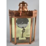 A Copper Wall Mounting Light by Sugg Lighting Ltd, 37cm high