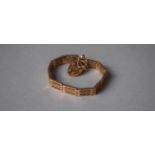 A 9ct Gold Gate Link Bracelet, 21.7g