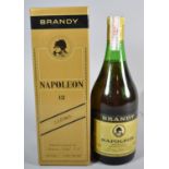 A Bottle of Spanish Napoleon Brandy in Cardboard Carton