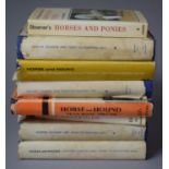 A Collection of Eight Vintage Books Relating to Horses and Hunter Chasers, c.1970's