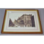 A Framed Reprinted Vintage Photograph, Liverpool Dale Street 1895