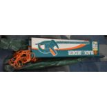 A Black and Decker Electric Hedge Trimmer and Clothes Airer etc