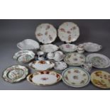 A Collection of Ceramics to Include Continental Heart Shaped Dish, Coalport Two Handled Dishes,