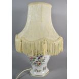 An Aynsley Table Lamp and Shade