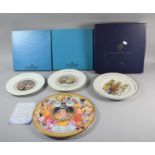 A Collection of Four Boxed Coalport and Other Decorated Plates